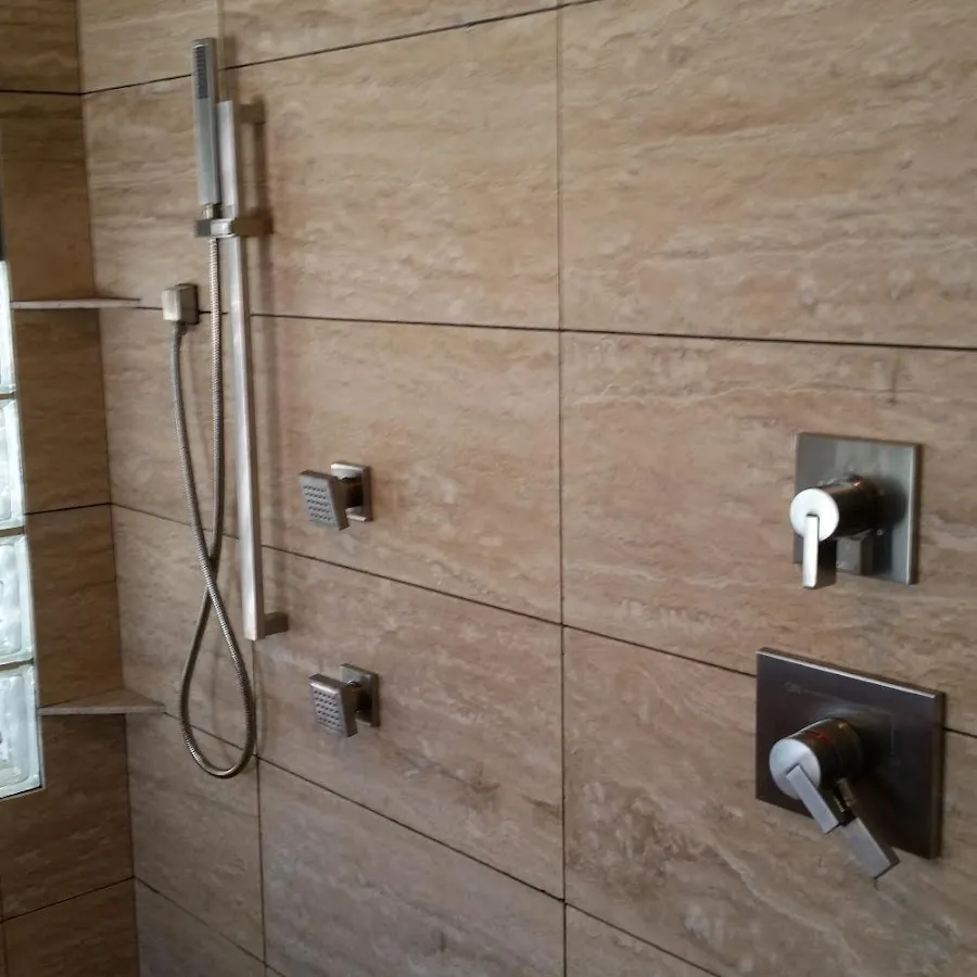 Shower fixture installation for Water Heater Replacement in Pequannock